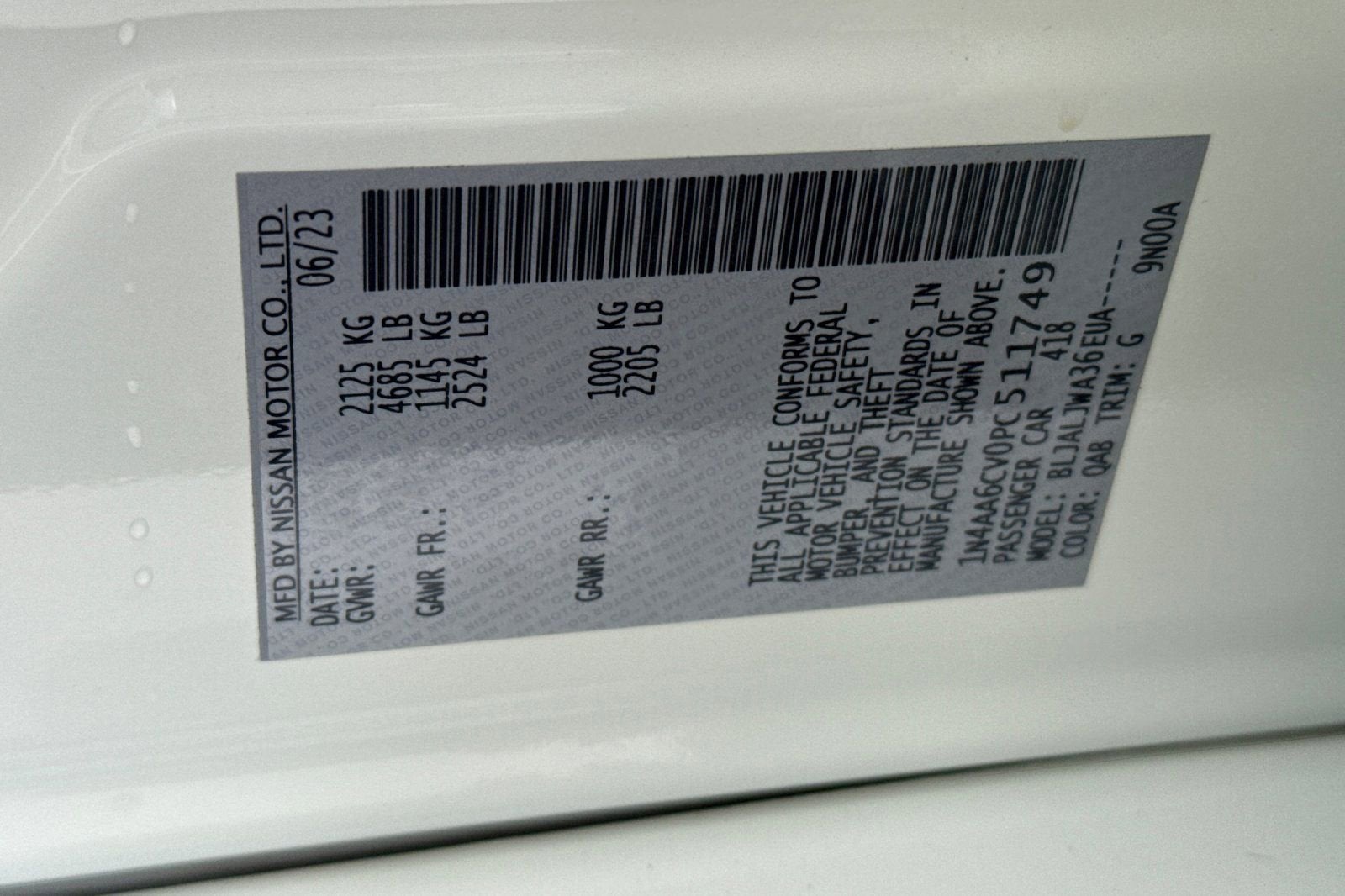 2023 Nissan Maxima SV