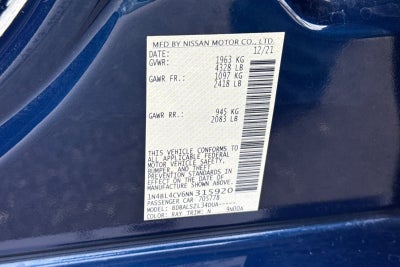 2022 Nissan Altima 2.5 SR