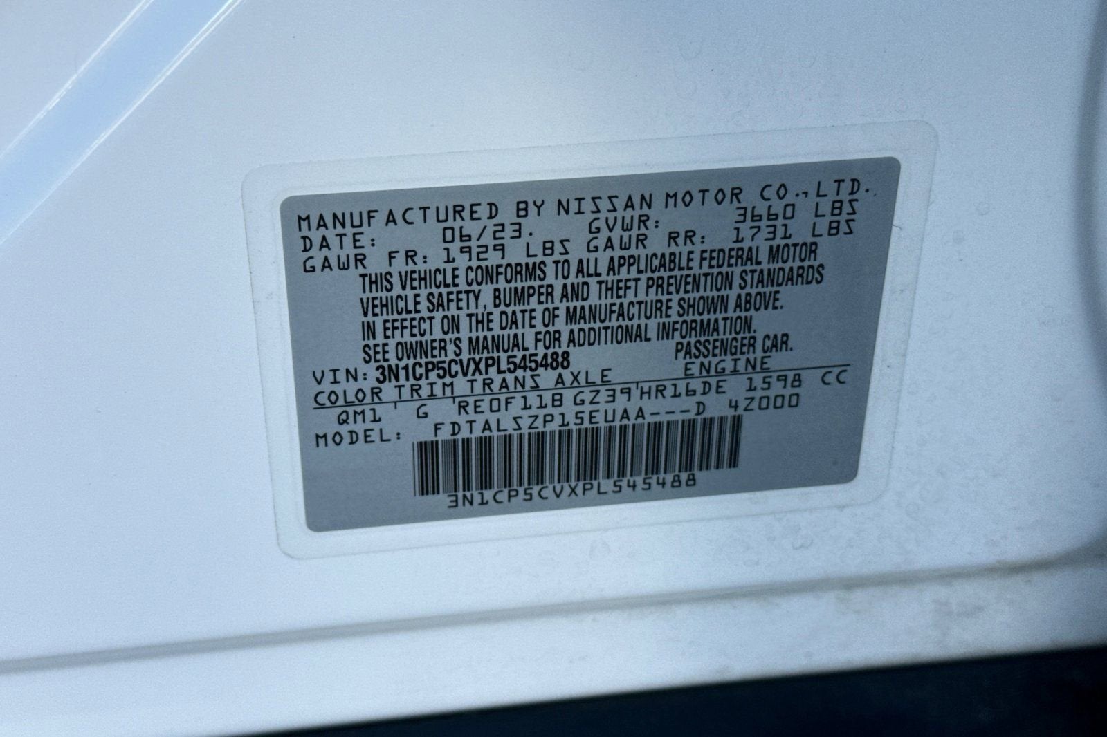 2023 Nissan Kicks SV