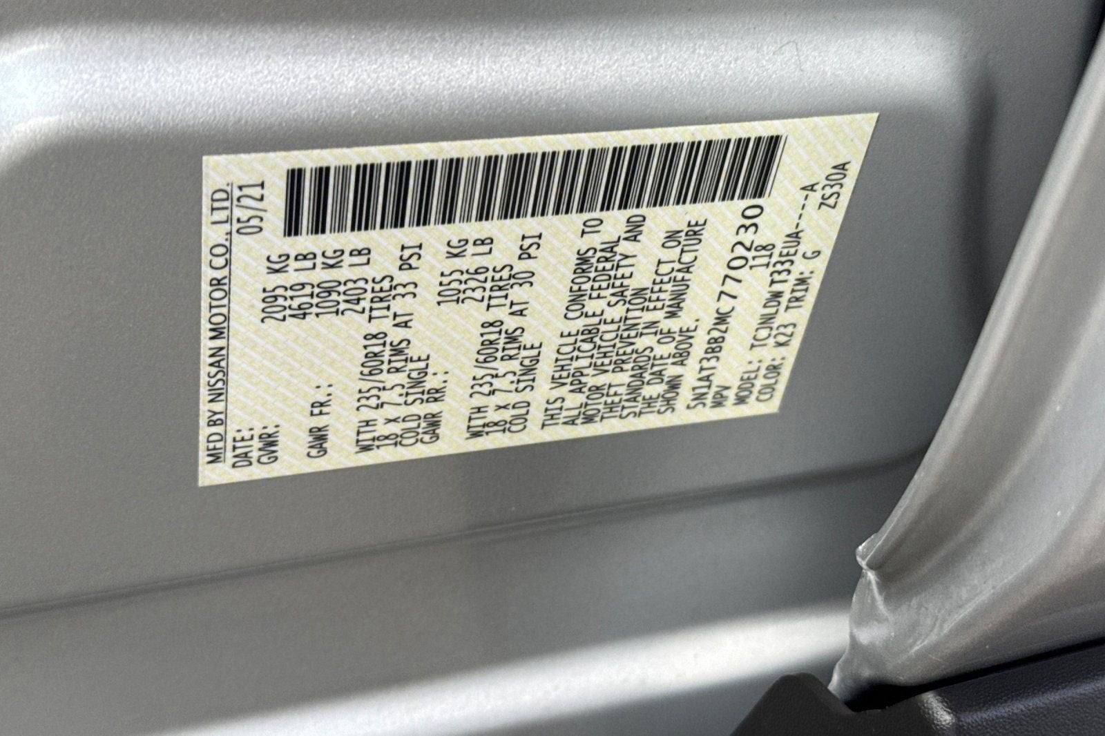 2021 Nissan Rogue SV