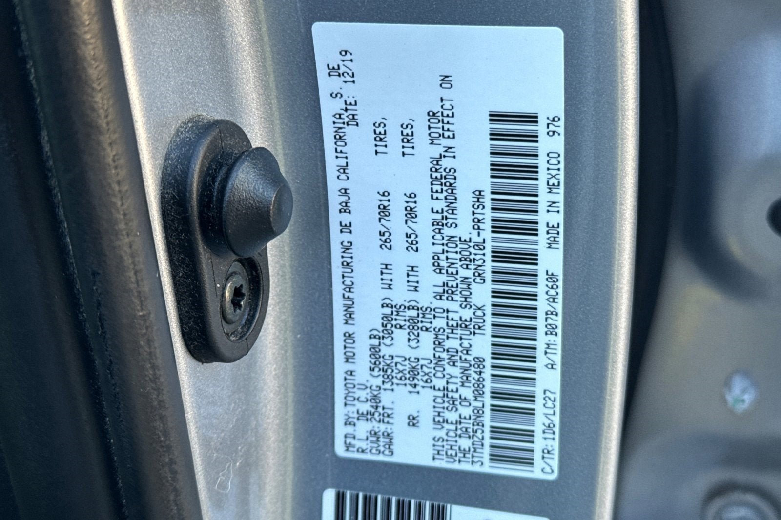 2020 Toyota Tacoma 4WD TRD Off Road