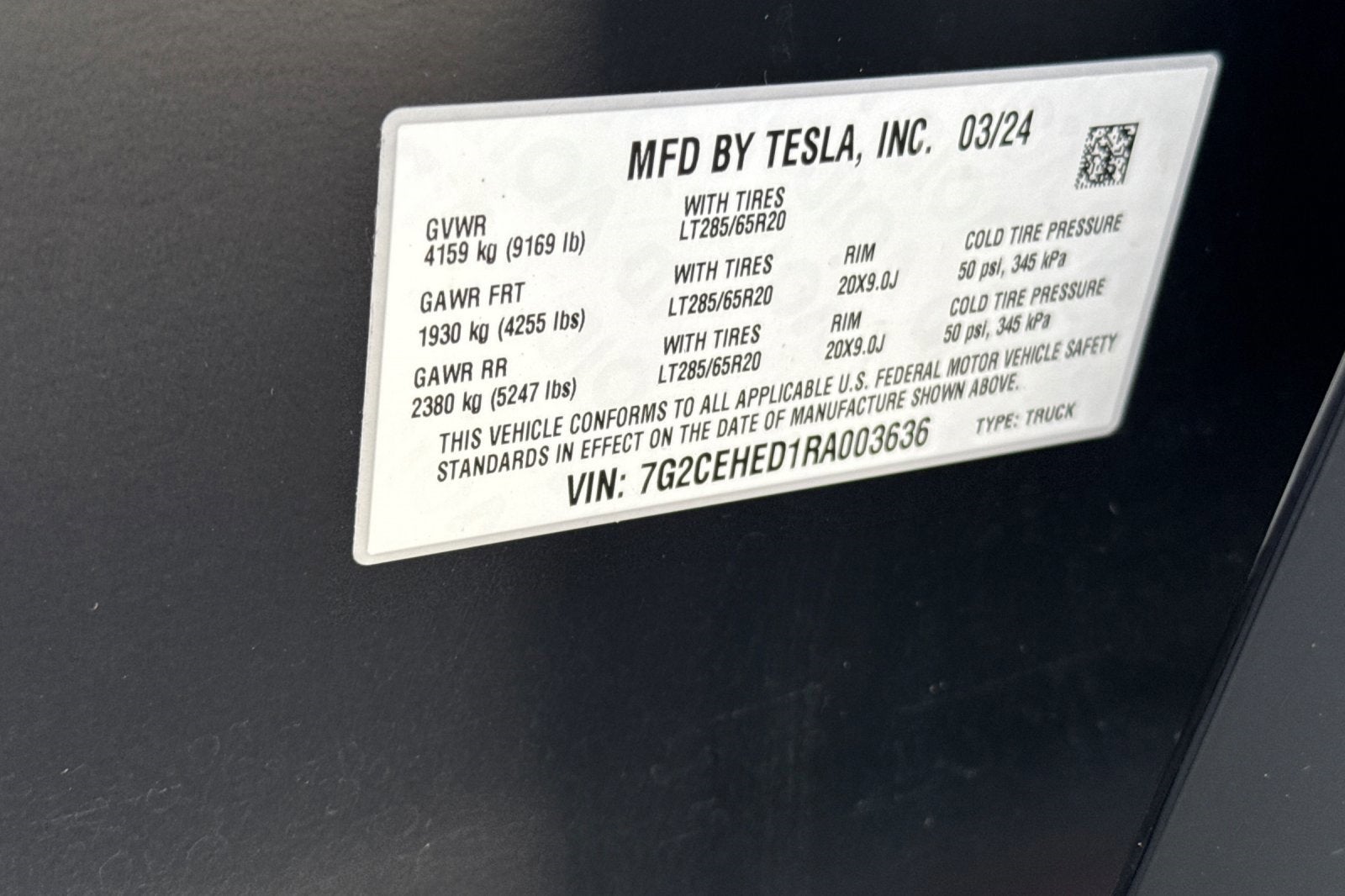 2024 Tesla Cybertruck Base