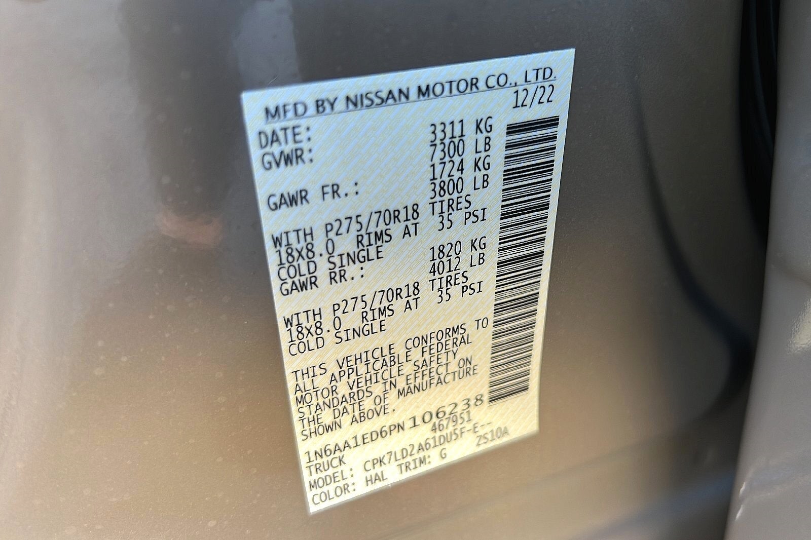 2023 Nissan Titan PRO-4X