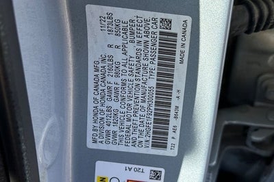 2023 Honda Civic Sedan Touring