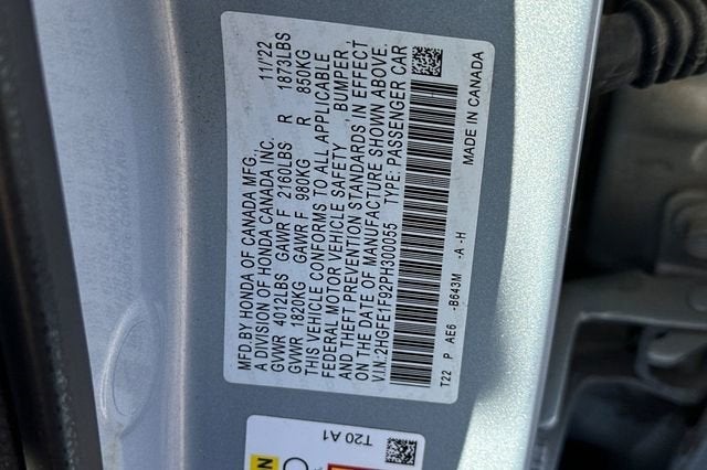 2023 Honda Civic Sedan Touring