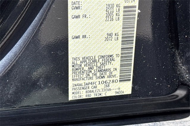 2015 Nissan Altima 2.5 S