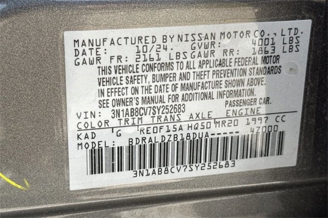 2025 Nissan Sentra SV