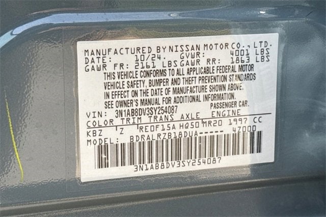 2025 Nissan Sentra SR