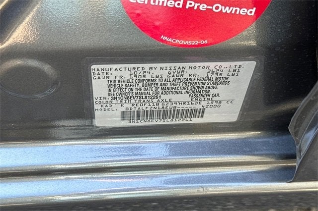 2025 Nissan Versa SV