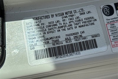 2018 Nissan 370Z Coupe Sport Tech