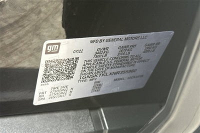 2022 Chevrolet Tahoe High Country