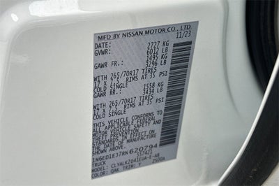 2024 Nissan Frontier PRO-X