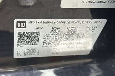 2022 GMC Sierra 1500 SLT