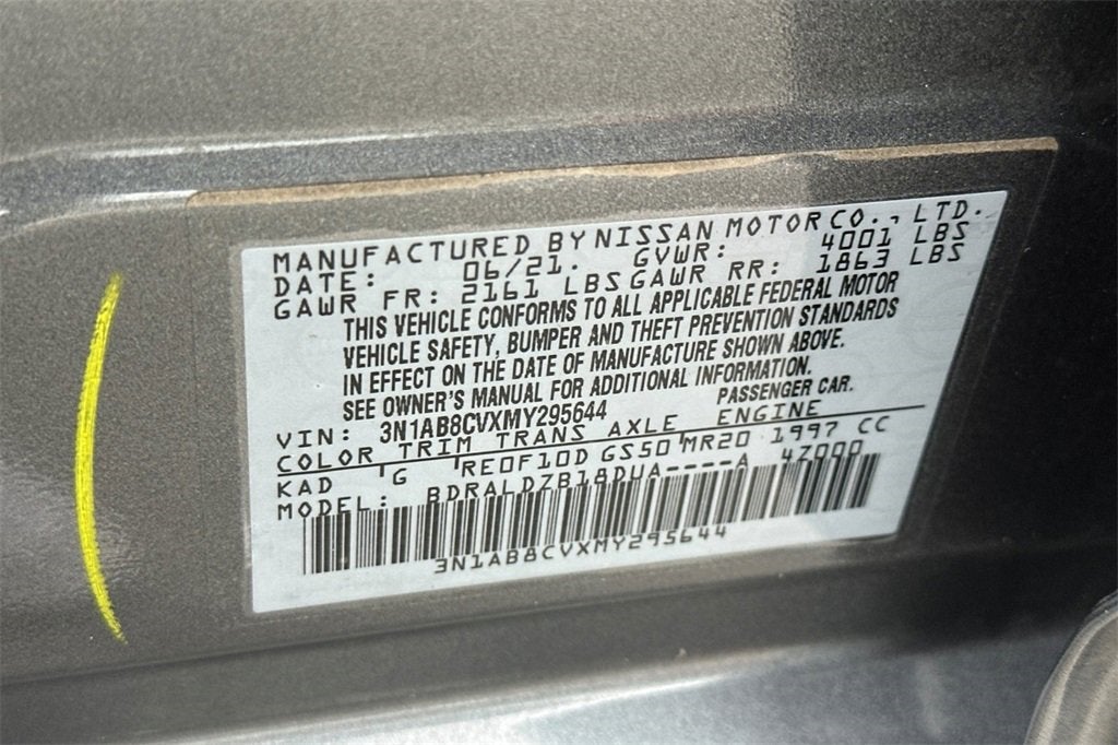 2021 Nissan Sentra SV