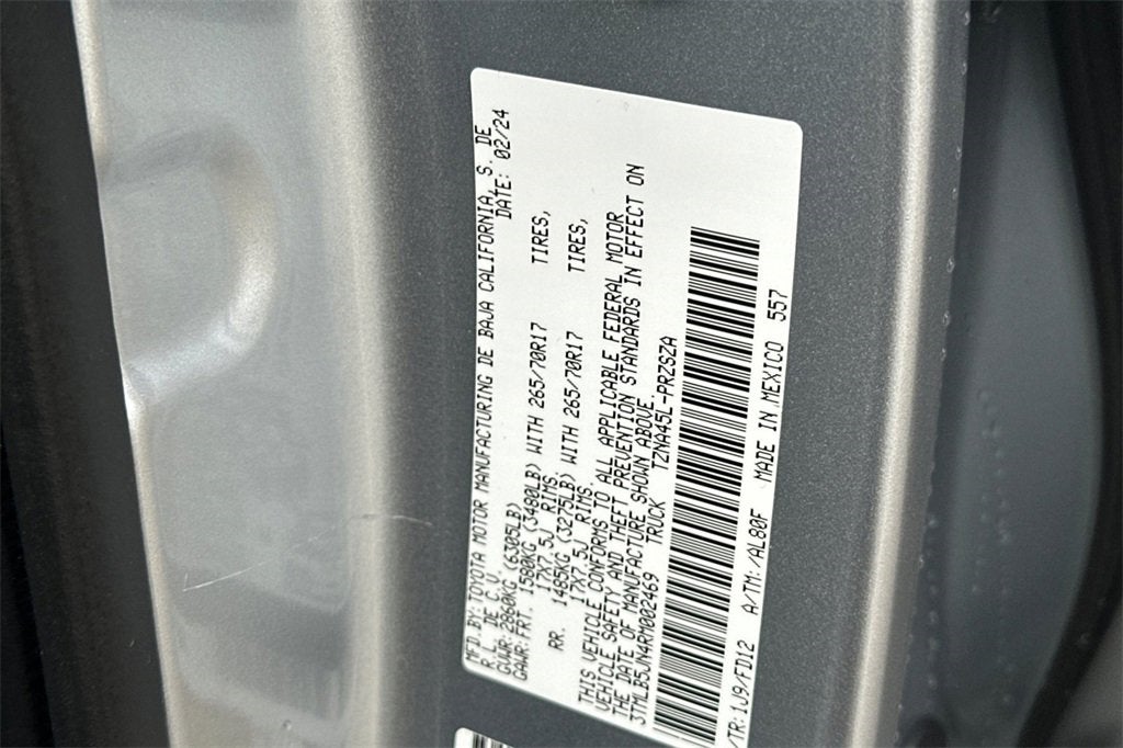 2024 Toyota Tacoma 4WD TRD Off Road