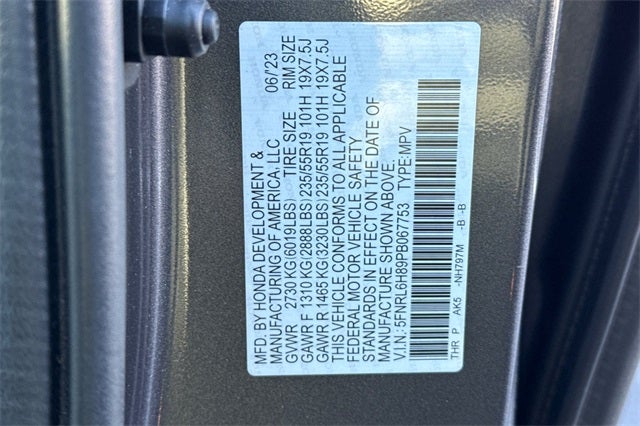 2023 Honda Odyssey Touring