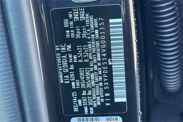 2027 Kia Telluride SX