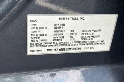2022 Tesla Model Y Long Range