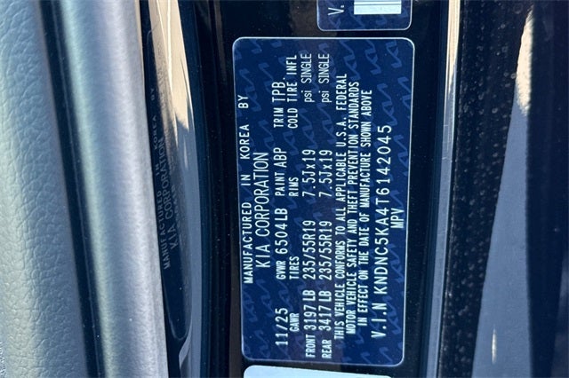 2026 Kia Carnival Hybrid EX