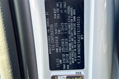 2026 Kia Carnival Hybrid SX