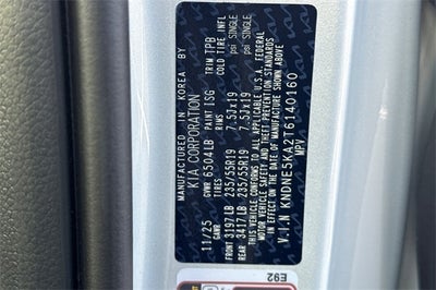 2026 Kia Carnival Hybrid SX