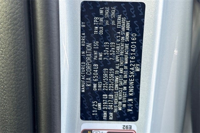 2026 Kia Carnival Hybrid SX