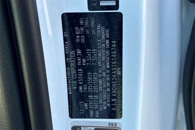 2026 Kia Carnival Hybrid SX