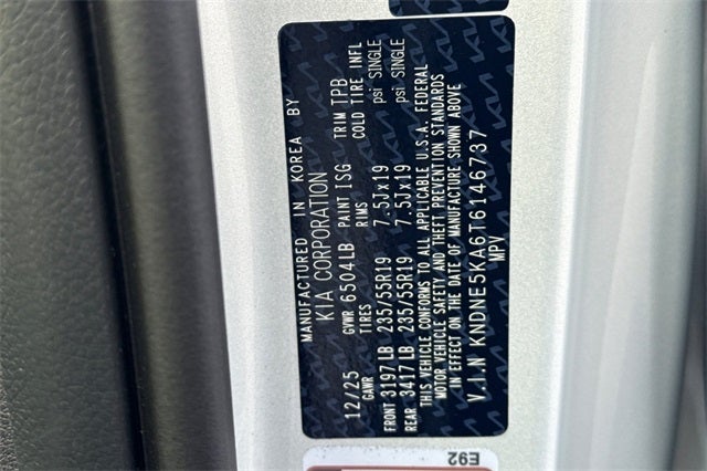 2026 Kia Carnival Hybrid SX