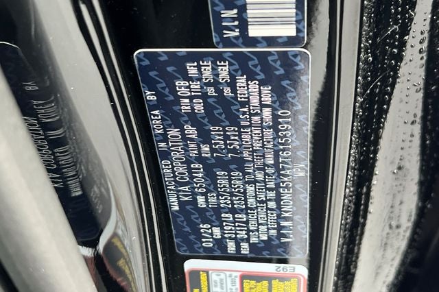 2026 Kia Carnival Hybrid SX