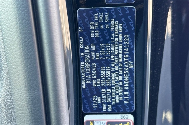 2026 Kia Carnival Hybrid SX