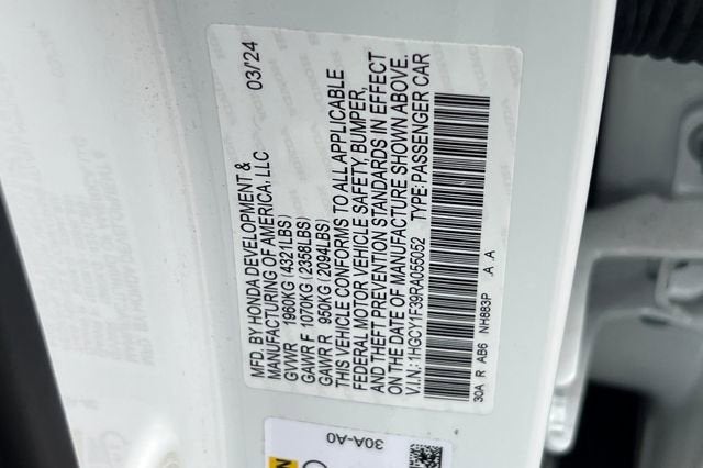 2024 Honda Accord EX