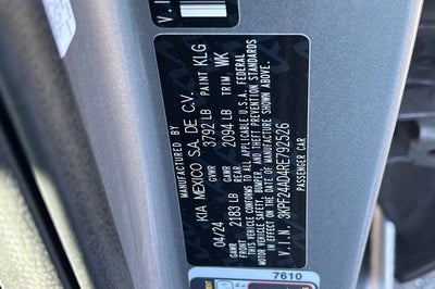 2024 Kia Forte LXS