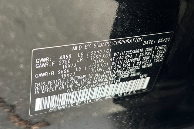 2021 Subaru Outback Limited