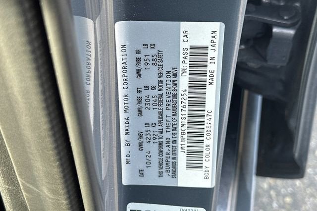 2025 Mazda Mazda3 Sedan 2.5 S Carbon Edition