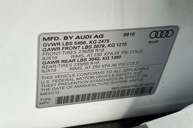 2020 Audi Q5 Premium