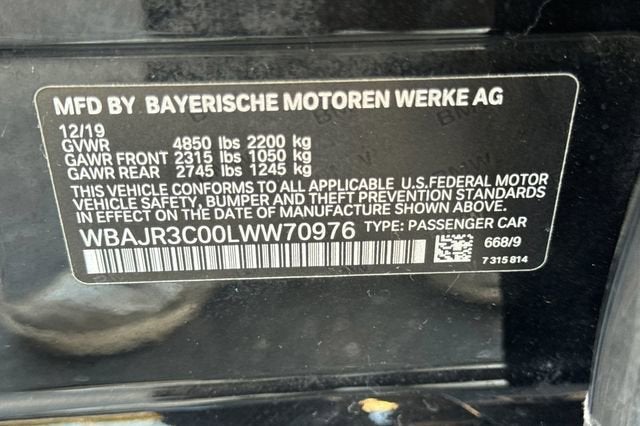 2020 BMW 5 Series 530i