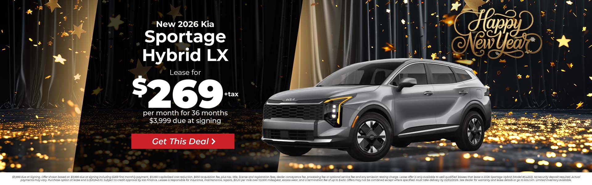 New 2026 Sportage Hybrid LX