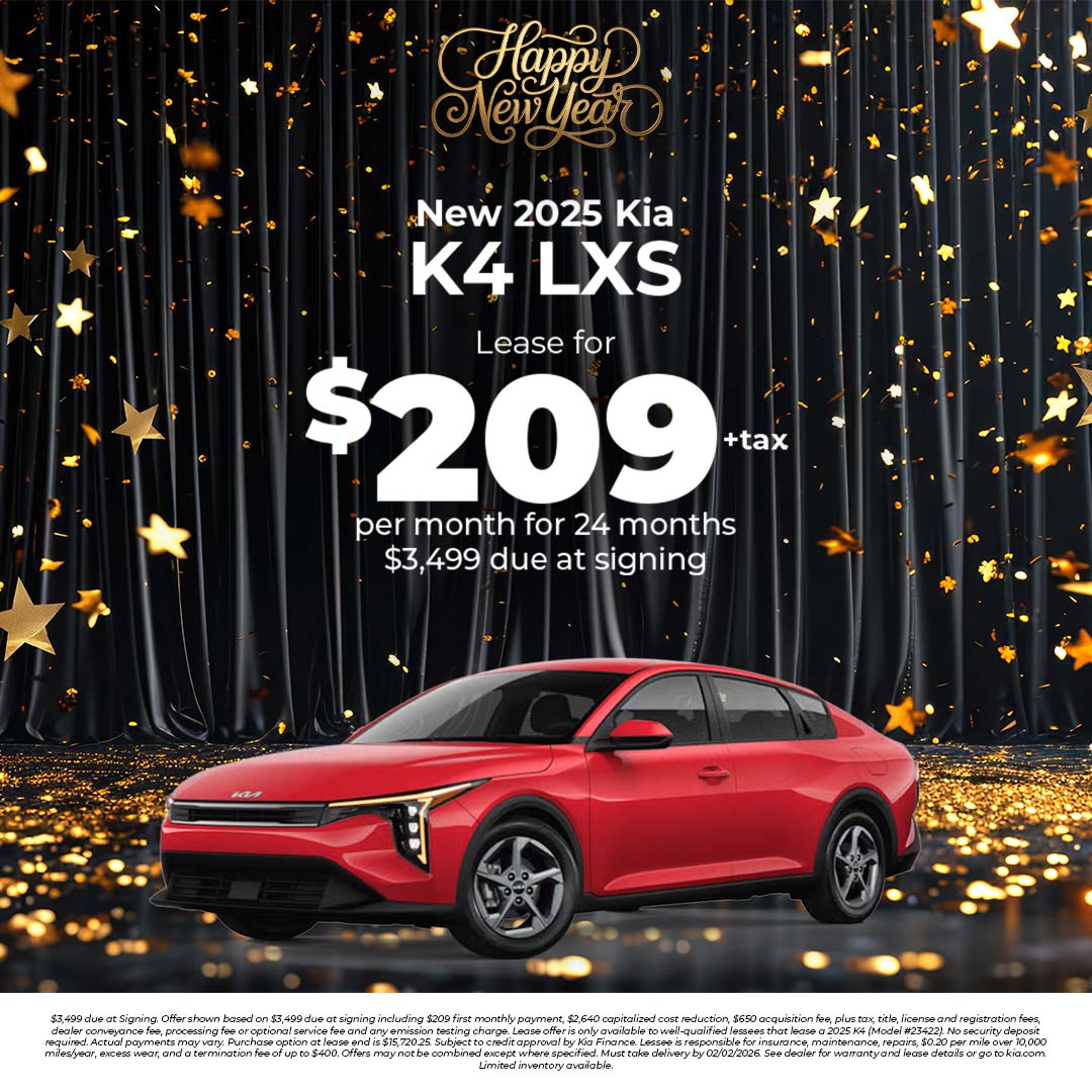 New 2025 Kia K4 LXS