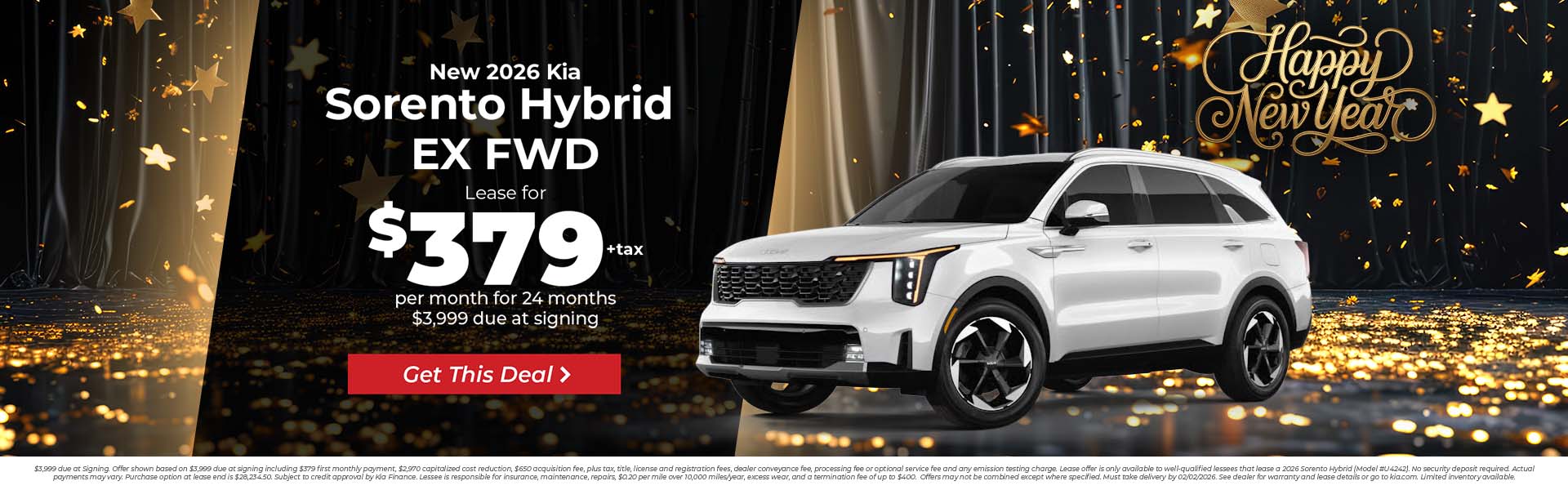 New 2026 Kia Sorento Hybrid EX FWD